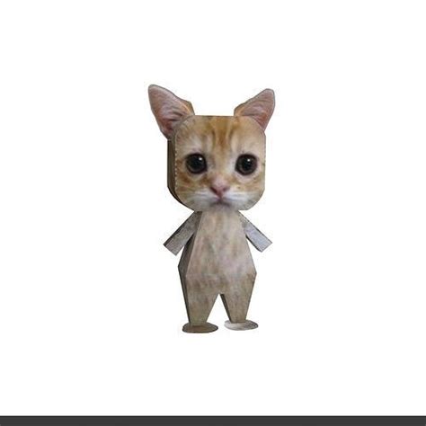 3d Model The Cat Mi Gato Meme Vr Ar Low Poly Cgtrader