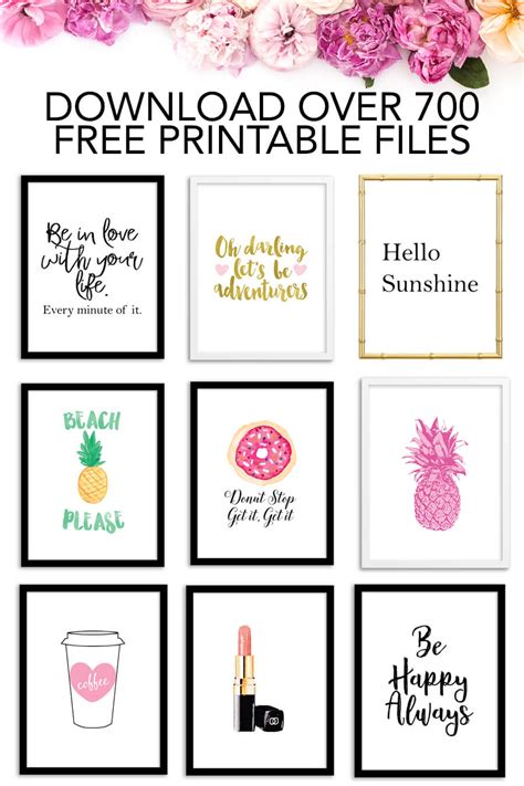 Free Printable Downloads