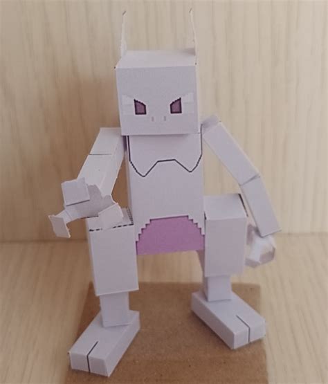 Papercraft Pokemon Mewtwo Pixel Papercraft Designs With The Tag My