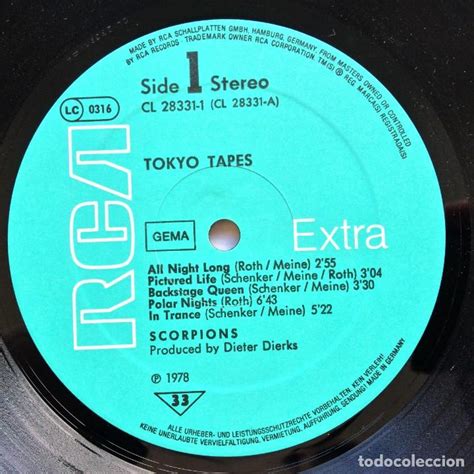 Scorpions ‎ Tokyo Tapes 2 Lps Germany 1978 R Comprar Discos Lp