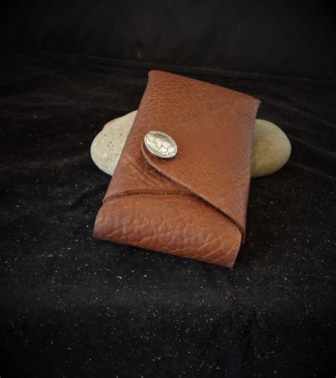 Handmade Brown Buffalo Leather Iphone And Cell Phone Case With Etsy
