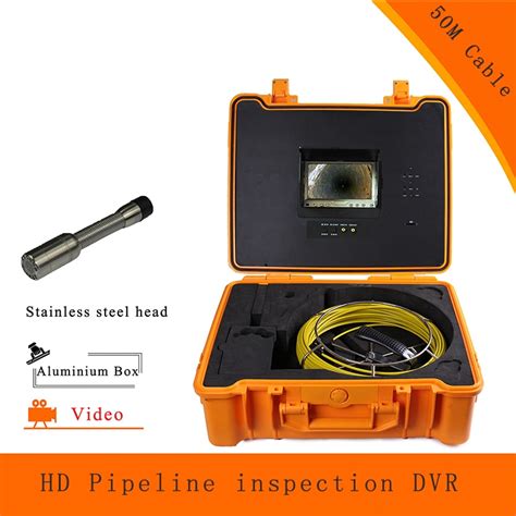 Set M Cable Pipe Well Line Sewer Inspection Camera Dvr Hd Tvl