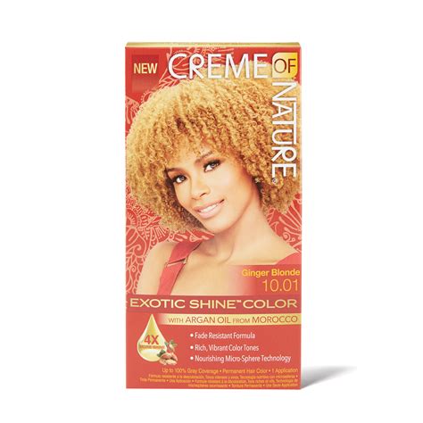 You wouldn't normally mix color with bleach anyway because the bleach would just strip out the color. Creme of Nature Exotic Shine Hair Color