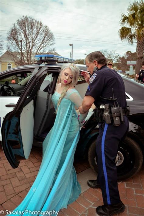 Photos Queen Elsa Arrested For Causing Cold Weather Hollywood Life