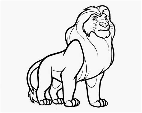 The proportions of a cat's body depend on the species. Colour Drawing Free Wallpaper: Disney Cartoon The Lion King For Kid Coloring Drawing Free wallpaper