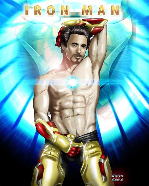 Sexy Iron Man Tony Stark By Steven H Garcia Geeky Comic Book Pinups
