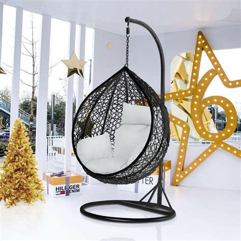 Comfortable, stylish and instagrammable, these chairs make a fabulous addition to outdoor spaces, whether it's on hanging egg chairs, also called an egg chair swing or simply a hanging chair, are the most popular designs and have a gentle sway. Hanging Egg Chair - Summer Sale - iwantdrones.com ...