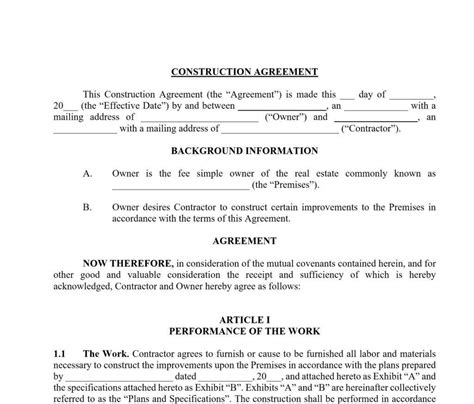 An 'employee' is a person employed under a contract of service and is subject to labour laws including the minimum wages. Construction Contract Template - ApproveMe - Free Contract ...