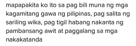 Paano Mo Maipapakita Ang Pag Mamahal Mo Sa Bayan