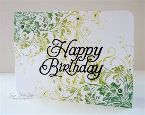 Leafy Vines Birthday By Susan84 Cards And Paper Crafts At