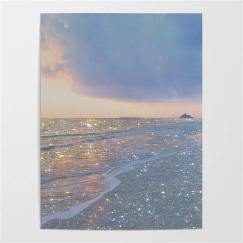 Magic Ocean Glitter Artwork By Yana Potter Artist Sparkling Waves