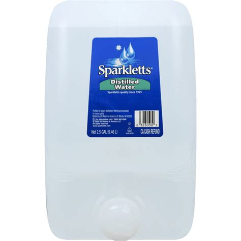 Sparkletts Water Distilled 25 Gal Instacart