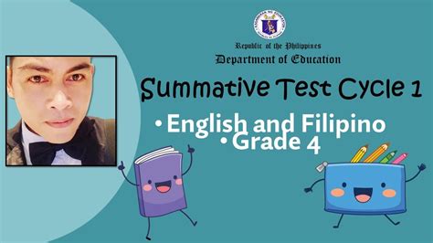 Summative Test English And Filipino Grade 4 Youtube