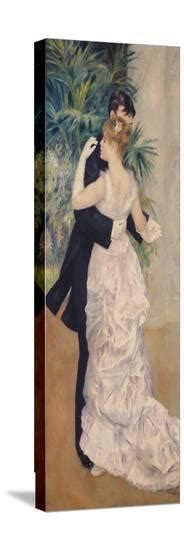 Dance In The City 1883 Stretched Canvas Print By Pierre Auguste Renoir