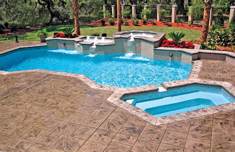 Concrete Pool Decks Popular Decorative Finishes