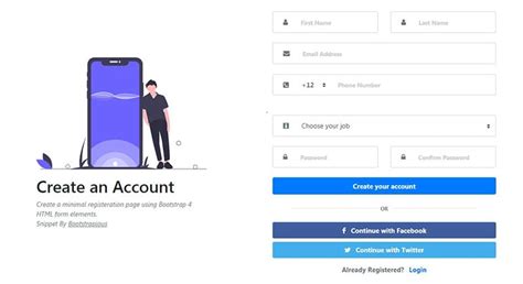 The Best Bootstrap Login Form Templates To Use Bootstrap Login Page Example Layout