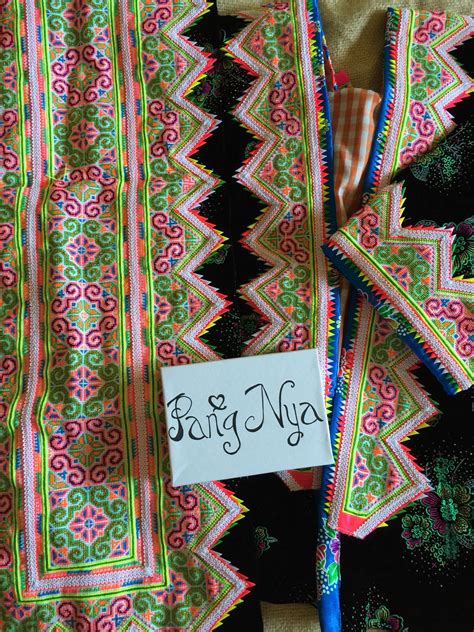Hmong clothes. Hmong outfit. Hmong costume. | Hmong embroidery, Cross ...