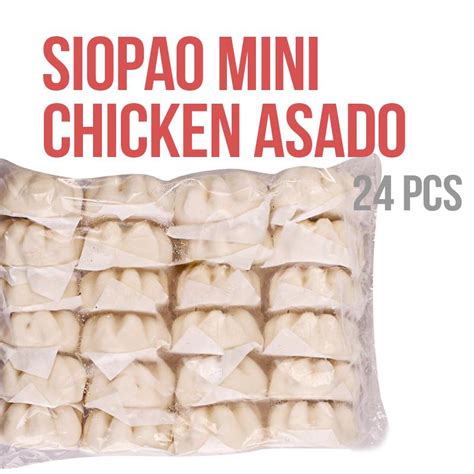 Siopao Mini Chicken Asado 24s Negosyonow