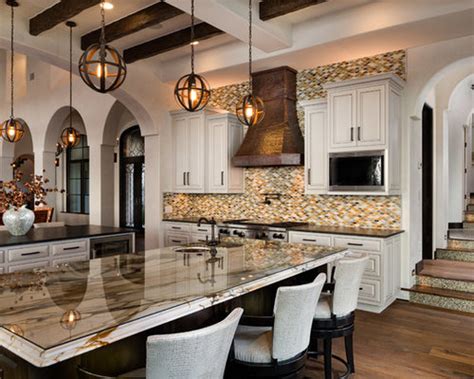 Check spelling or type a new query. Mediterranean Kitchen with Mosaic Tile Backsplash Design ...