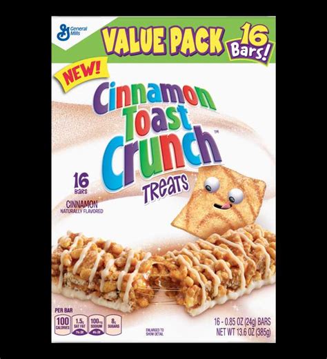 Cinnamon Toast Crunch Treat Bars 16 Count 085 Oz