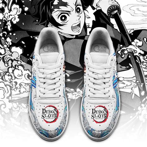 Tanjiro Water Breathing Air Shoes Anime Demon Slayer Sneakers Homefavo