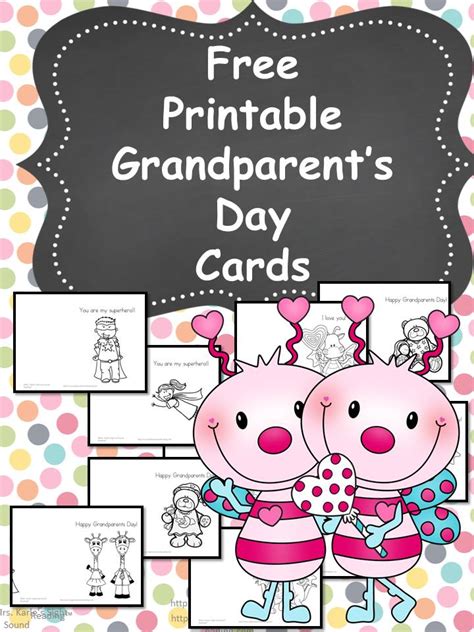 Grandparents Day Cards Printable Download Your Free Grandparents Day