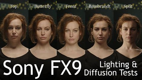 Sony Fx9 Lighting And Diffusion Tests Youtube
