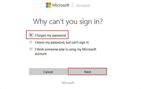 Solved Top 2 Ways To Resetrecover Microsoft Account Password