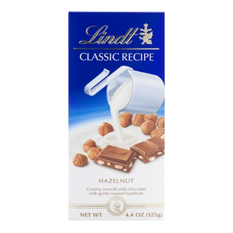 Save On Lindt Classic Recipe Milk Chocolate Bar With Hazelnuts Order