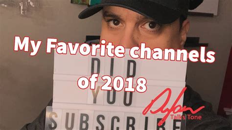 My Favorite Youtube Channels Of 2018 YouTube