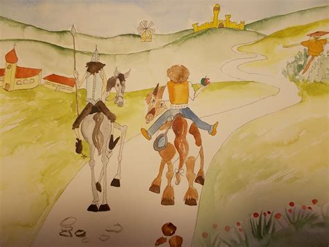 Jadon sancho and marcus rashford missed penalties in england's shootout defeat. Don Quichotte und Sancho Pansa | Die reisende Malerin