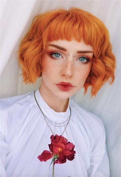 59 Fiery Orange Hair Color Shades Orange Hair Dyeing Tips Glowsly Pastel Orange Hair Orange