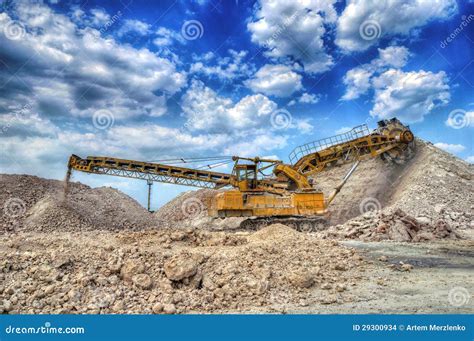 Clay Mining Stock Photo Image Of Industrial Excavate 29300934
