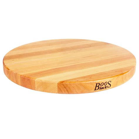 John Boos And Co Edge Grain Round Maple Cutting Board Sur La Table