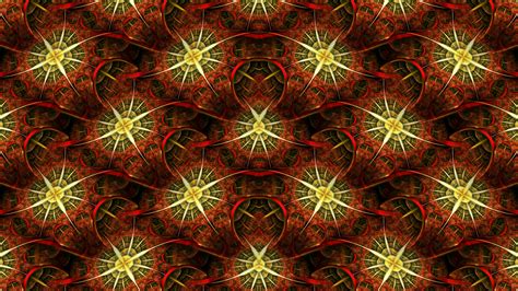 Abstract Fractal Pattern Symmetry Digital Art