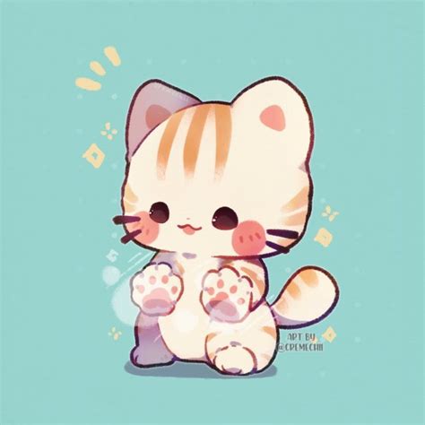 Chii🌻 On Twitter Kawaii Cat Drawing Cute Cat Drawing Cute Little