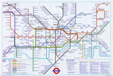 Pocket Underground Map May 1994 London Transport Museum