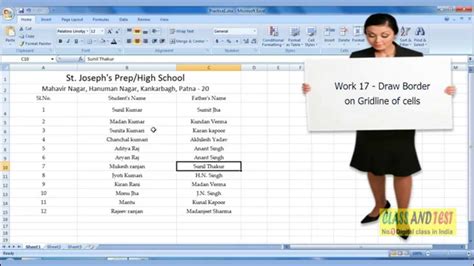 Maybe you would like to learn more about one of these? Excel 17 Draw Border on Gridline of cells - YouTube