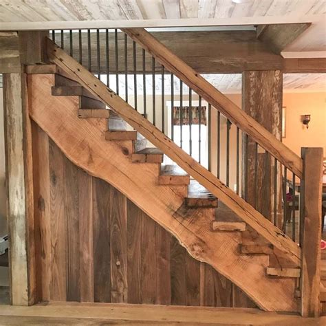 100 Extraordinary And Unique Rustic Stairs Ideas