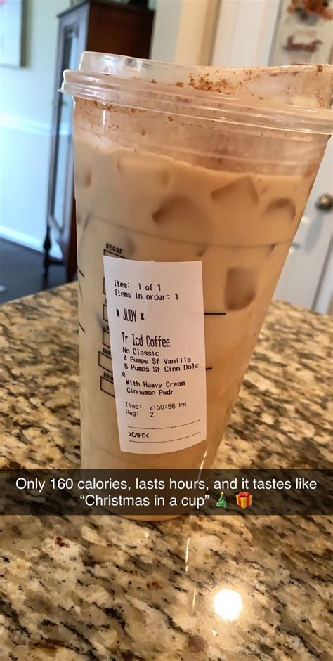 Low Calories Low Sugar Starbucks Trenta Iced Coffee