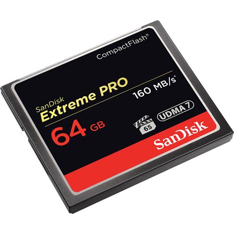 Sandisk 64gb Extreme Pro Compactflash Memory Sdcfxps 064g A46