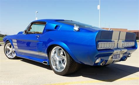 Your Ride 1967 Ford Mustang Blue Boss Custom