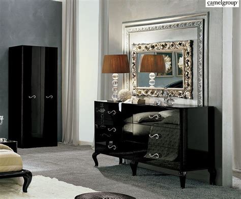 A wide variety of styles, sizes and materials allow you to easily find the perfect dressers & chests for your home. Black high gloss lacquered bedroom set (With images ...