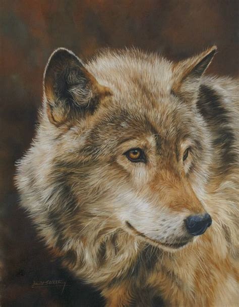 Wolf Painting By David Stribbling Art Wildlife Wolves And Kin