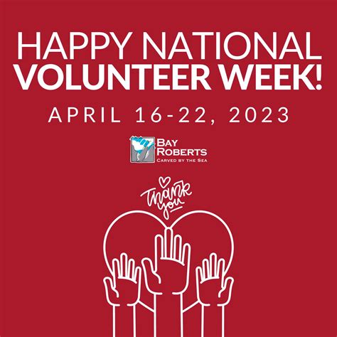 National Volunteer Week 2023 Bay Roberts Newfoundland And Labrador
