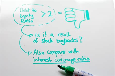 Debt to equity ratio below 1 indicates a company is having lower leverage and lower risk of bankruptcy. How to Analyze Debt to Equity Ratio: 7 Steps