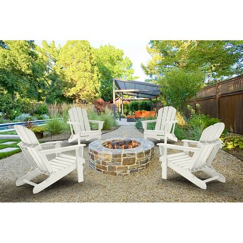 What is the price range for plastic patio chairs? Westin Outdoor Braxton Folding Plastic Adirondack Chair (Set of 4), White - Walmart.com ...
