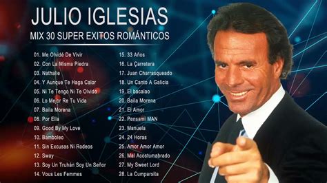 Julio Iglesias Xitos Sus Mejores Canciones Julio Iglesias Mix