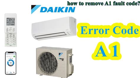 Daikin AC Error Fault Codes A1 How To Know And Solve YouTube