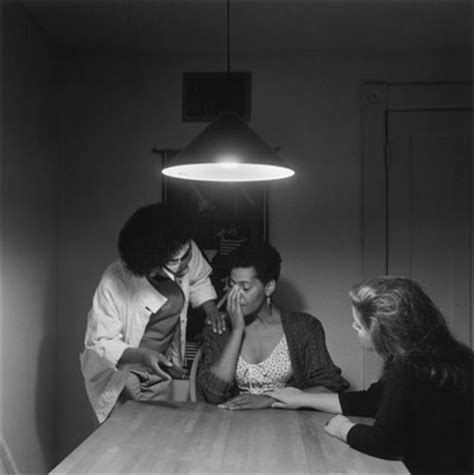 A prolific artist, she worked in a variety of media and expanded her practice to include community outreach. Carrie Mae Weems : The Kitchen Table Series, 1990